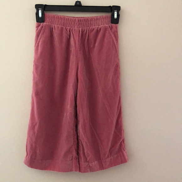 Gymboree Girls Velvet Culottes pants Dusty Rose - Picture 4 of 4